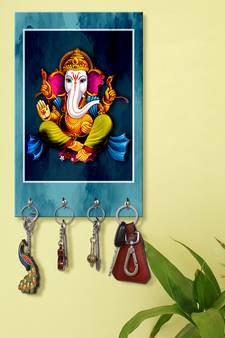 key hanger holder wall mount hanger organizer Decorative Ganesha
