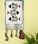 key chain holders for wall holder wall mount hanger organizer Fish
