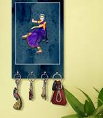 key stand for home wall stylish holder wall mount hanger organizer Bhart Natyam Indian Lady