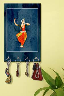 office organizer holder wall mount hanger organizer Bhart Natyam Indian Lady