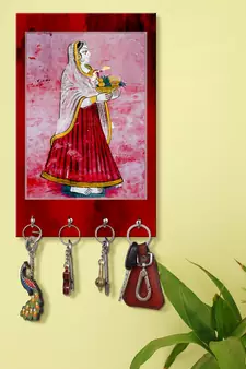 keys holder for home holder wall mount hanger organizer Indian Lady