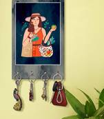 wall hanger holder wall mount hanger organizer Lady Ready To Picnic