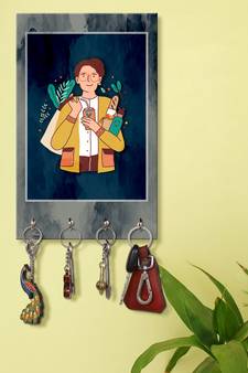 hall decorative items holder wall mount hanger organizer Men Ready To Picnic