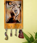 wall mount holder wall mount hanger organizer Abstract Men Printed
