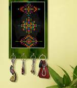 key hanger holder wall mount hanger organizer Abstract Printed