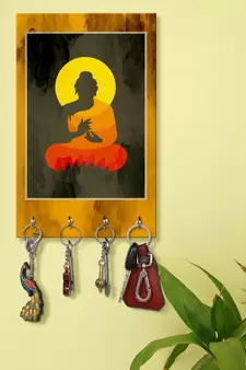 key chain holders for wall holder wall mount hanger organizer Buddha