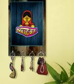 key holder for wall stylish glass holder wall mount hanger organizer Lady Swagat