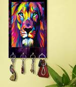 key hanger for wall decor holder wall mount hanger organizer Lion Face