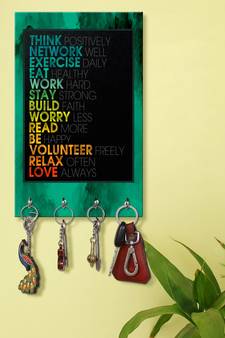 wooden decorative items holder wall mount hanger organizer Quotes