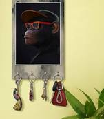office organizer holder wall mount hanger organizer Black Gorilla With Sunglasses