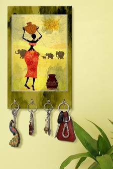 wall hanger holder wall mount hanger organizer Rajasthani Lady