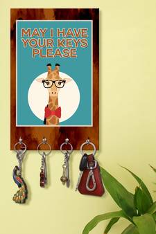 key holder for wall holder wall mount hanger organizer May I Have Your Keys Please