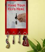 key hanger holder wall mount hanger organizer Hang Your Keys Here