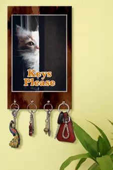 key chain holders for wall holder wall mount hanger organizer Keys Please