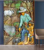 Village and Humans Mural Wallpaper