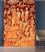 Multiple Praying People Mural Wallpaper