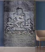 Classical Grey Dancing Statues Mural Wallpaper