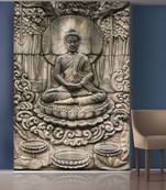 Meditating Buddha Mural Wallpaper