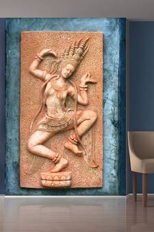 danching Lady Mural Wallpaper
