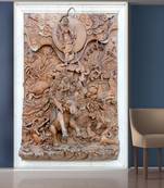 Multiple Animal and Lady Mural Wallpaper