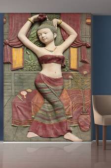 Beautiful Dancing Lady Mural Wallpaper