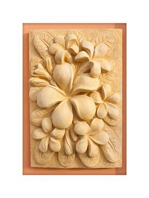 White Flowers and Leaves Mural Wallpaper 2