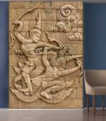 Grey Stones and Statue Mural Wallpaper