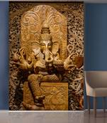 Golden Ganesha Mural Wallpaper