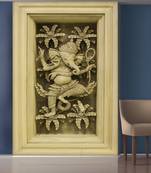 White Flowers and Ganesha Wallpaper