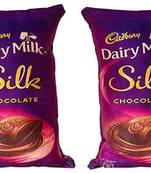 2 Microfibre Filled Reversible Cushion For Kids