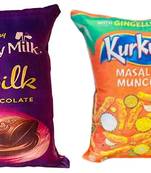 2 Microfibre Filled Reversible Cushion For Kids