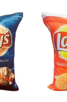 2 Microfibre Filled Reversible Cushion For Kids