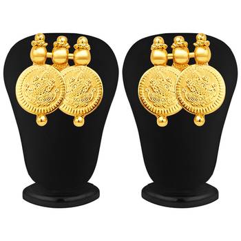 Royal Gold Plated Temple Jewellery Necklace Set 5