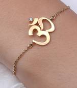 OM Single Diamond Chain Bracelet