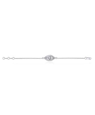 Medium Marquise Evil Eye Diamond Inlay Chain Bracelet 1