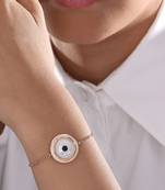 Large Off White Evil Eye Chain Bracelet