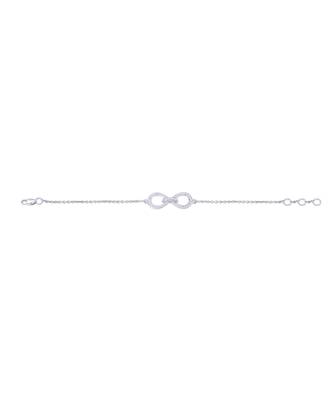 Infinity Diamond Chain Bracelet 2