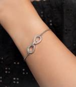 Infinity Diamond Chain Bracelet