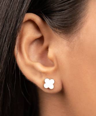 Clover Enamel Studs 2