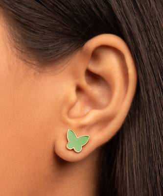Butterfly Enamel Studs 2