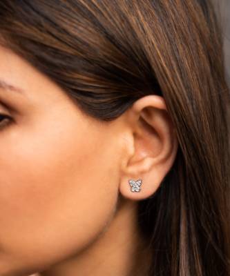 Butterfly Diamond Studs 2