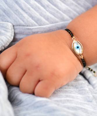 Baby Marquise Evil Eye Nazar Bracelet Bead 1