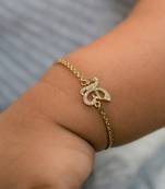 Baby Ek Onkar Diamond Chain Bracelet