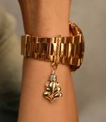 Ganesha Diamond Chain Watch Charm