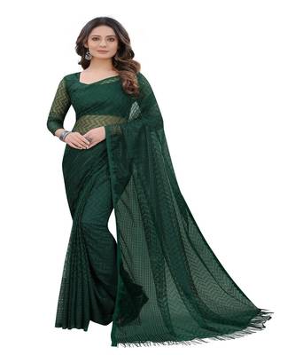 Mehendi brasso brasso saree with blouse 1