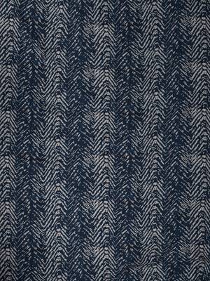 ROSARA HOME chevron Pack of 2 Regular Long Door Curtains -9 Feet,Navy Blue 3