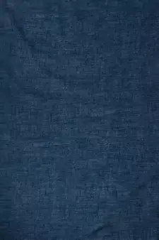ROSARA HOME Solid Pack of 2 Transparent Window Curtains -5 Feet,Navy Blue