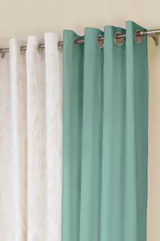ROSARA HOME Floral Pack of 4 Regular Long Door Curtains -9 Feet,Multicolor