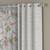 ROSARA HOME Solid Floral Pack of 4 Room Darkening and Sheer Window Curtains -5 Feet,Cream::Multicolor