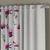 ROSARA HOME Solid Floral Pack of 4 Room Darkening and Regular Long Door Curtains -9 Feet,Cream::Pink